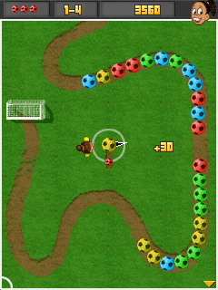 Java игра Ronaldinho Puzzle Kicks. Скриншоты к игре 