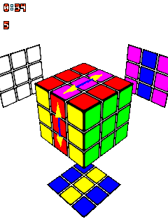 Java игра Rubiks Cube 3D. Скриншоты к игре Кубик Рубика 3D