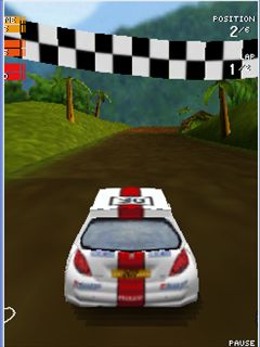 Java игра SEGA Rally 3D. Скриншоты к игре Сега ралли 3D
