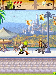 Java игра Shrek the Third. Скриншоты к игре Шрэк Третий 