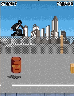 Java игра Skateboard. Скриншоты к игре Скейтборд