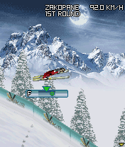 Java игра Ski Jumping 2011. Скриншоты к игре 