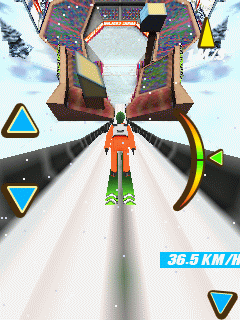 Java игра Ski Jumping 2011 3D. Скриншоты к игре Прыжки c Трамплина 2011 3D 