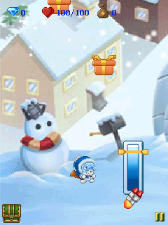 Java игра Snow bear learn to fly. Скриншоты к игре Снежный медведь учится летать