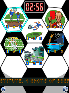 Java игра Soccer Shots. Скриншоты к игре Футбольные Выстрелы