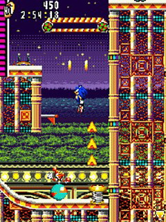 Java игра Sonic Advance. Скриншоты к игре Улучшенный Соник