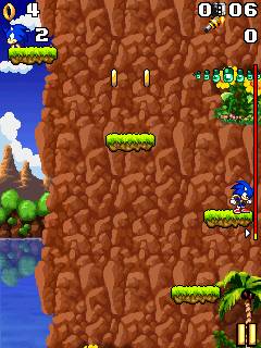 Java игра Sonic Jump. Скриншоты к игре 
