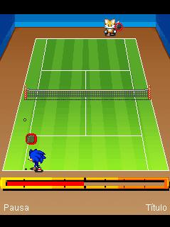 Java игра Sonic Tennis. Скриншоты к игре Теннис с Соником