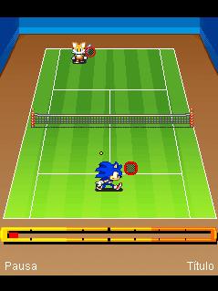 Java игра Sonic Tennis. Скриншоты к игре Теннис с Соником