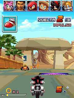 Java игра Sonic and Sega All Stars Racing. Скриншоты к игре Гонки Соника и всех звёзд Сеги
