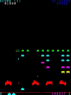 Java игра Space Invaders Anniversary. Скриншоты к игре Космические Захватчики. Юбилейное издание