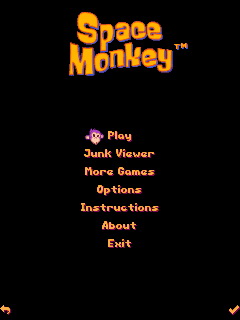 Java игра Space monkey. Скриншоты к игре Космическая обезьянка