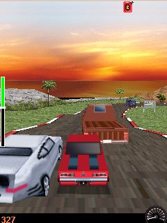 Java игра Speed Chaser 3D. Скриншоты к игре Скоростная Погоня 3D