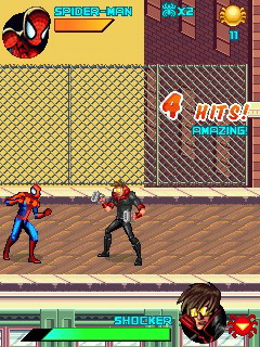 Java игра Spider-Man. Toxic City. Скриншоты к игре Человек-паук. Кислотный город
