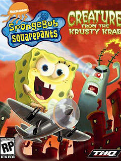 Java игра Sponge Bob Creature From The Krusty Krab. Скриншоты к игре Губка Боб. Создание из Красти Краба