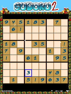 Java игра Sudoku Christmas 2. Скриншоты к игре Рождественское Судоку 2