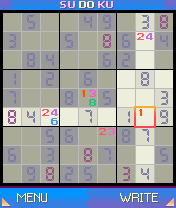 Java игра Sudoku IQ Training. Скриншоты к игре Интеллектуальный Тренер по Судоку