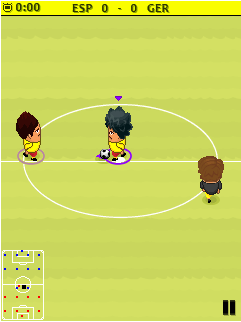 Java игра Super Pocket Football 2013. Скриншоты к игре Супер карманный футбол 2013