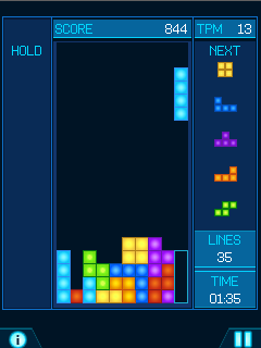 Java игра Tetris Revolution. Скриншоты к игре Революционный тетрис
