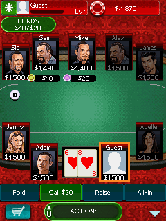 Java игра Texas HoldEm Poker 3. Скриншоты к игре Техасский Покер 3