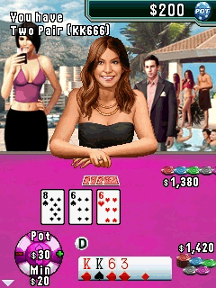 Java игра Texas Holdem Poker 2. Скриншоты к игре Техасский Холдем Покер 2