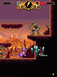 Java игра The Legend Of Spyro Dawn Of The Dragon. Скриншоты к игре Легенда Спайро. Рассвет дракона