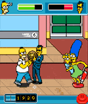 Java игра The Simpson Arcade. Скриншоты к игре Симпсоны. Аркада