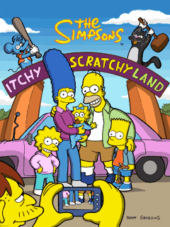 Java игра The Simpsons 2 Itchy and Scratchy Land. Скриншоты к игре Симпсоны 2. Атракцион Ичи и Скретчи.