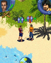 Java игра The Sims 2 Castaway Mobile. Скриншоты к игре Sims 2. Робинзоны