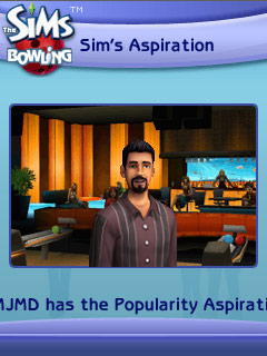 Java игра The Sims Bowling. Скриншоты к игре Симсы Боулинг