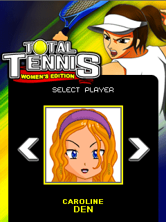 Java игра Total Tennis Womens Edition. Скриншоты к игре Большой Женский Турнир по Теннису
