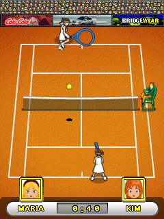 Java игра Total Tennis Womens Edition. Скриншоты к игре Большой Женский Турнир по Теннису