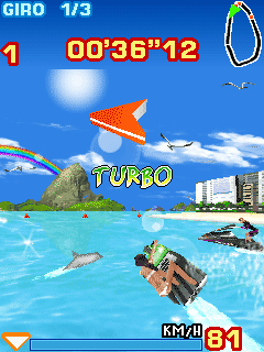 Java игра Turbo Jet Ski 3D. Скриншоты к игре 