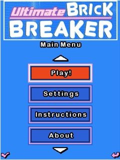 Java игра Ultimate Brick Breaker. Скриншоты к игре 