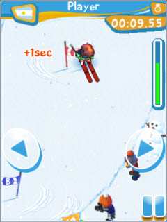 Java игра Ultimate Ski Racing. Скриншоты к игре Лыжные Гонки