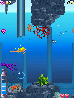 Java игра Underwater Beauty. Скриншоты к игре Подводная Красавица