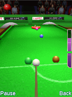 Java игра World Snooker Championship 2008 3D. Скриншоты к игре Чемпионат Мира по Снукеру 2008 3D