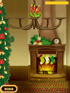 Java игра Xmas Drop. Скриншоты к игре Рождественские прыжки