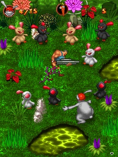 Java игра Zombie Rabbit Hunter. Скриншоты к игре Охотник на зомби кроликов